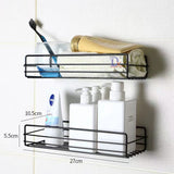 Wall-mounted Bathroom Corner Shelf Without Drilling Rustproof Space Aluminum Shower Storage  Holder