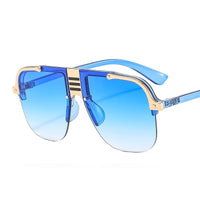 Fashionable  Gradients Lens Metal Alloy Frame