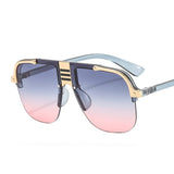 Fashionable  Gradients Lens Metal Alloy Frame