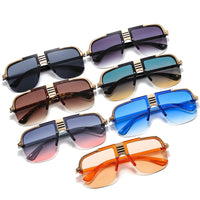 Fashionable  Gradients Lens Metal Alloy Frame