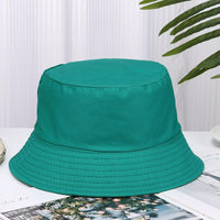 Adult and Children Pure Color Cotton Bucket Hat