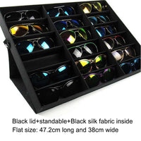 18 Grid Display Glasses Holder Storage Rack