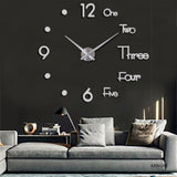 Large DIY 3D  Wall Clock Stickers