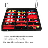 18 Grid Display Glasses Holder Storage Rack