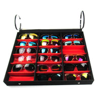 18 Grid Display Glasses Holder Storage Rack