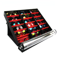 18 Grid Display Glasses Holder Storage Rack