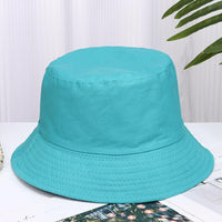 Adult and Children Pure Color Cotton Bucket Hat