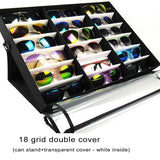 18 Grid Display Glasses Holder Storage Rack