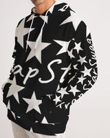 Black and White Stars  Men's Hoodie