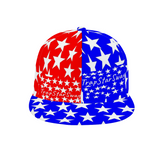 TrapStarSwag Red, Blue & White SnapBack