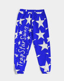 Blue & White TrapStarSwag Track Pantz Men's Track Pants