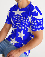 Blue & White TrapStarSwag WindBreaker Men's Tee