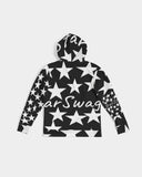 Black and White Stars  Men's Hoodie