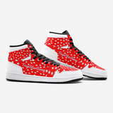 TrapStarSwag Red and White Star Unisex Sneaker