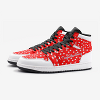 TrapStarSwag Red and White Star Unisex Sneaker