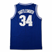 #34 Jesus Shuttlesworth Jersey Lincoln High School Basketball Jersey