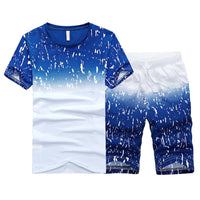 Men's Shorts Sets Casual Sportswear Two Pieces Fashion Print Sets