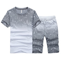 Men's Shorts Sets Casual Sportswear Two Pieces Fashion Print Sets