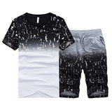 Men's Shorts Sets Casual Sportswear Two Pieces Fashion Print Sets