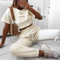 Cool Women High Waist Pant Solid  Loose Joggers Chic Track Pants Thick Capris Sweatpants