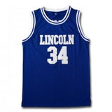 #34 Jesus Shuttlesworth Jersey Lincoln High School Basketball Jersey