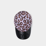 NUZADA Leather Embroidery Letter Men/Women Baseball Cap Snapback Cotton Caps Leopard Fashion Hat