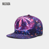 NUZADA Quality 3D Printing Women/Men Baseball Cap Neutral Couple Original Bone Cotton Hats