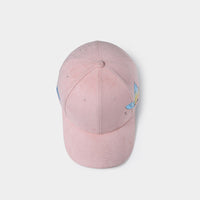 NUZADA Suede Fabric Snapback Women Baseball Cap Spring Summer Autumn Hat Bone High quality Thickening Embroidery Butterfly