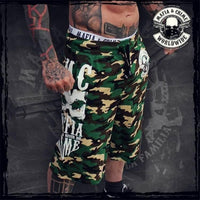 Casual Men Gyms cotton camouflage Shorts With Pockets