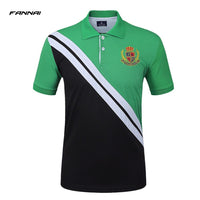 High Quality Short Sleeve Polo Shirt Men Fashion Casual Shirts Cotton Slim Fit Soccer Shirts