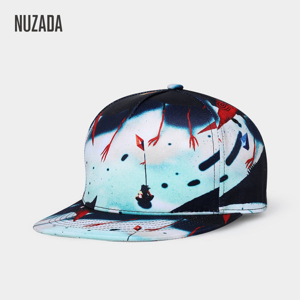 NUZADA Brand Design 3D Printing Hip Hop Cap For Men/Women Neutral Original Pattern High Quality Caps