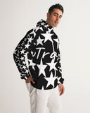 Black and White Stars  Men's Windbreaker