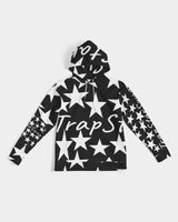 Black and White Stars  Men's Hoodie