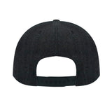 Red & Black Denim TrapStarSwag Flat Baseball Hat Adjustable Classic Athletic Baseball Cap