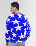 Blue & White  Stars TrapStarSwag Classic French Terry Crewneck Pullover