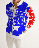 Red, Blue & White TrapStarSwag WindBreaker Kingz Track Jacket