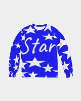 Blue & White  Stars TrapStarSwag Classic French Terry Crewneck Pullover