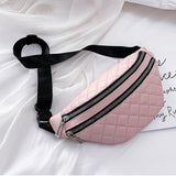 Fashion Women's Waist Bag Chest Bag PU Leather Waterproof Fanny Pack Messenger Shoulder Banana Bags Multifunction Waist Pack