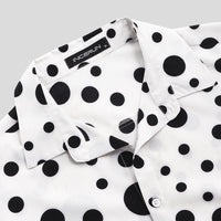 Fashion Men Polka Dot Long Sleeve Shirts Business Fitness Casual Lapel Button Blouse Streetwear INCERUN Camisas Hombre S-5XL