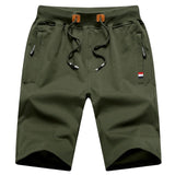 Mountainskin Solid Men's Beach Cotton Casual Sports Shorts