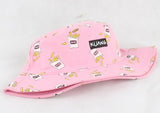 Panama Bucket Hat Men Women Bucket Cap Banana Print Yellow Fisherman Hat