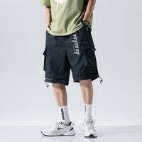 Privathinker Men Cargo Shorts Loose Joggers Casual  Fashion Clothing Oversize Bottoms Shorts