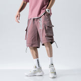 Privathinker Men Cargo Shorts Loose Joggers Casual  Fashion Clothing Oversize Bottoms Shorts