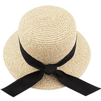 FURTALK Straw Hat panama fedora Cap Wide Brim UV Protection