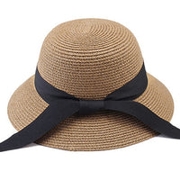 FURTALK Straw Hat panama fedora Cap Wide Brim UV Protection