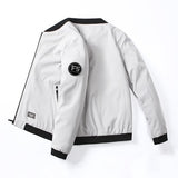 DIMUSI Men's Bomber Jackets Casual Outwear Windbreaker Coats Fashion