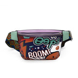 Hip Hop Potato Chips Graffiti Printed Waist Bags