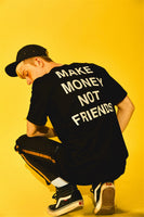 Cotton Short Sleeve Make Money Not Friends T-Shirts