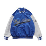 College Style Bomber Jacket Men Baseball Coats