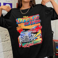 Dream Car Casual Short Sleeve Graphic Summer T-shirts Women's